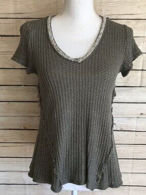 Juicy Couture Olive Green Boho Top
